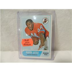 1968 TOPPS FLOYD LITTLE ROOKIE FOOTBALL CARD
