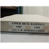 Image 2 : 1989 -90 UPPER DECK BASEBALL UD HEROES CARDS