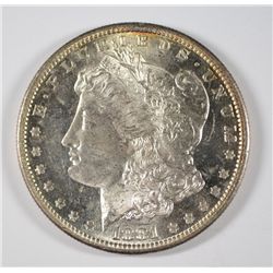 1881-S MORGAN SILVER DOLLAR, MS-62  LOOKS PL