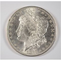 1883 MORGAN SILVER DOLLAR, MS-64 FLASHY WHITE!