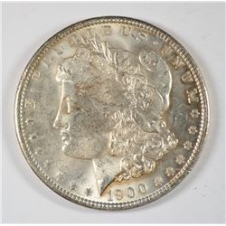 1900 MORGAN SILVER DOLLAR, MS-63 ORIGINAL WHITE
