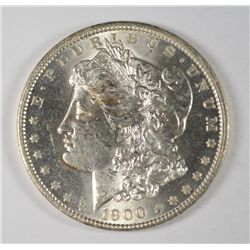 1900-O MORGAN SILVER DOLLAR, MS-64 ORIGINAL WHITE