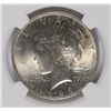 Image 2 : 1923 PEACE DOLLAR NGC MS-62