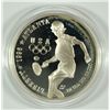 Image 1 : 1996 P OLYMPIC TENNIS SILVER PROOF DOLLAR IN BOX