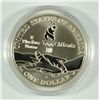 Image 2 : 1995 P OLYMPICS GYMNAST SILVER DOLLAR PROOF IN BOX