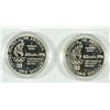 Image 2 : 1996 P US OLYMPICS ROWING & HIGH JUMP. TWO COIN SILVER DOLLAR PROOF SET DCAMS