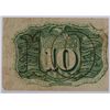 Image 2 : 1863 TEN CENT US FRACTIONAL CURRENCY F/VF