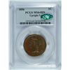 Image 1 : 1856 LARGE CENT (UPRIGHT 5) PCGS MS-64 BN (CAC STICKER)
