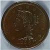 Image 2 : 1856 LARGE CENT (UPRIGHT 5) PCGS MS-64 BN (CAC STICKER)