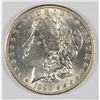 Image 1 : 1898-O MORGAN SILVER DOLLAR, MS-64  WHITE!