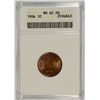 Image 1 : 1904 INDIAN HEAD CENT, ANACS MS-62  RB