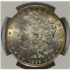 Image 3 : 1899-O MORGAN DOLLAR NGC MS-63 RAINBOW COLOR REVERSE MOUNTED