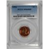 Image 1 : 1954 LINCOLN CENT, PCGS MS-66 RED RARE!!