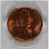 Image 2 : 1954 LINCOLN CENT, PCGS MS-66 RED RARE!!