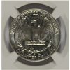 Image 2 : MINT ERROR! 1964-D WASHINGTON QUARTER, NGC MS-62  STRUCK THRU RIM BUR