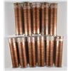 Image 1 : LOT OF ( 11 ) ORIGINAL GEM BU ROLLS OF 1958 LINCOLN CENTS