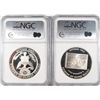 Image 2 : 2006 FRANKLIN ( SCIENTIST ) & 2008 BALD EAGLE COMMEM SILVER DOLLARS NGC Pf-69-UC
