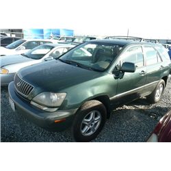 99 Lexus RX 300 4 Dr STD SUV - T - DRIVE