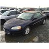 Image 1 : 02 Chrysler Sebring 2dr Convertible - T - DRIVE MC KK