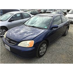 01 Honda Civic 2dr Coupe - T - DRIVE