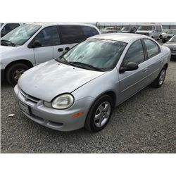 02 Dodge Neon 4dr Sedan - T - DRIVE MC KK