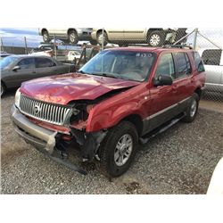 03 MERCURY MOUNTAINEER - SADT - DRIVE