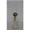 Image 1 : Clear Glass Oil Lamp (16.5" high)