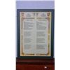 Image 1 : Irish National Anthem Mounted on Board (14" X 19")