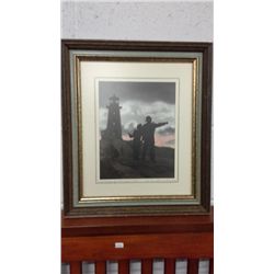 MacAskill Hand Signed Framed Photo "A Saga of the Sea" (13.75" X 16" including frame)