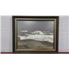 Image 1 : MacAskill Framed Colored Photo "Surf at Peggy's Cove" (17" X 14" including frame)