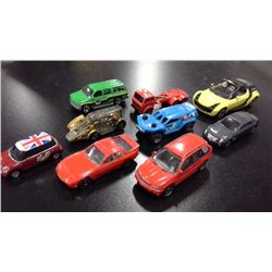 9 Assorted Die Cast Vehicles