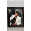 Image 1 : Michael Jackson Framed Photo (facsimile signature) (9.5" X 11.5" including frame)