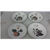 Image 1 : 4 Queens Fine China Fruit Pattern Plates