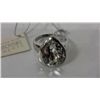 Image 1 : Sterling Silver Ring With Swarovski Crystal (size 7)