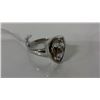 Image 2 : Sterling Silver Ring With Swarovski Crystal (size 7)