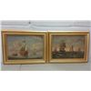 Image 1 : Pair of Small Framed Nautical Prints (6.75" X 8.85" including frame)