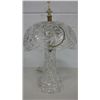 Image 1 : Pinwheel Crystal Lamp (13" high)