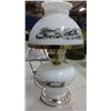 Image 1 : Milk Glass Table Lamp