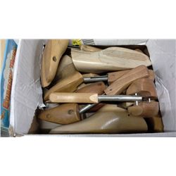 Box Lot of Shoe Trees