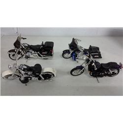 4 Harley Davidson Motorcycles