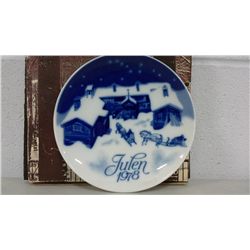 Porsgrund Norway 1978 Christmas Plate