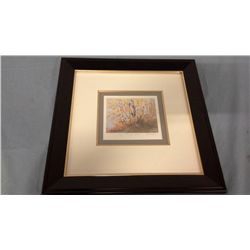 John Joy Hand Signed Limited Edition Museum Framed Print  Fall, Loon Lake  (Outside Frame Measuremen