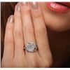 Image 2 : 14KT White Gold 0.30ctw Diamond Ring