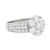 Image 2 : 14KT White Gold 2.55ctw Diamond Ring