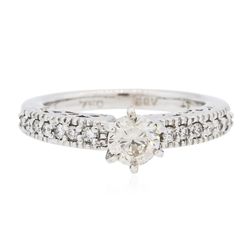 18KT White Gold 0.70ctw Diamond Ring