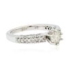 Image 2 : 18KT White Gold 0.70ctw Diamond Ring