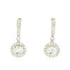 Image 1 : 14KT White Gold 1.55ctw Diamond Earrings