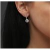 Image 5 : 14KT White Gold 1.55ctw Diamond Earrings