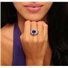 Image 5 : 14KT White Gold 5.21ct Tanzanite and Diamond Ring