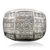 Image 3 : 18KT White Gold 4.65ctw Diamond Ring